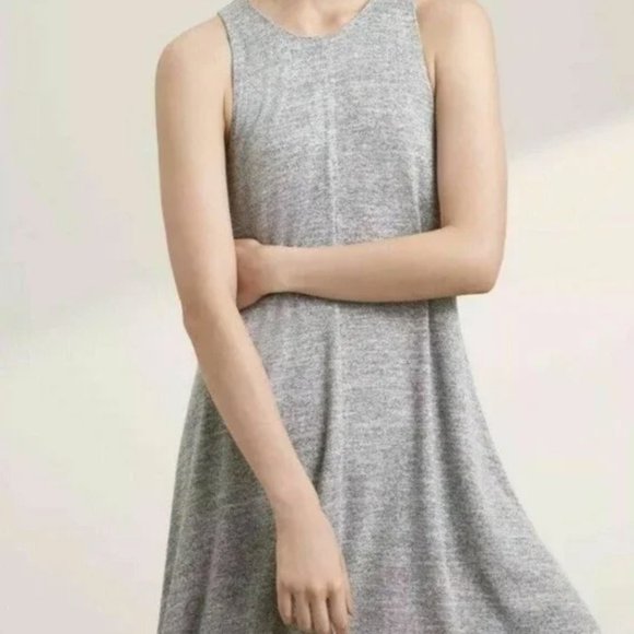 Aritzia Wilfred Free Rosa Grey Sleeveless Jersey Dress Size (S) - Picture 1 of 5